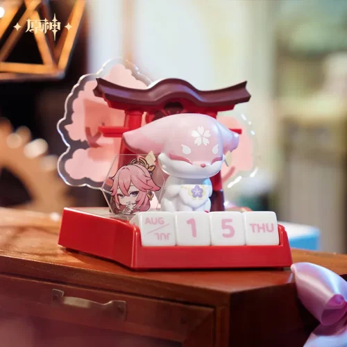 正版现货玩具原神提瓦特乐园发声摆件魈神子可莉特尔克西八音盒 - 图1