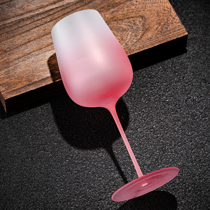 法式浪漫磨砂渐变粉鸡尾酒杯红酒杯果汁杯玻璃杯 中古小众香槟杯,淘宝优惠券,粉丝福利购,淘宝优惠卷