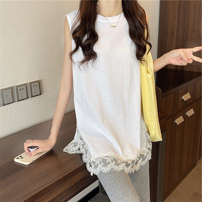 秋冬款胖mm300斤大码卫衣叠穿打底衫女蕾丝拼接宽松背心上衣ins潮,淘宝优惠券,粉丝福利购,淘宝优惠卷