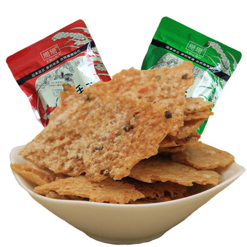 安徽特产珊珊锅巴岳西非油炸手工糯米锅巴香辣泡锅巴零食小吃 - 图3