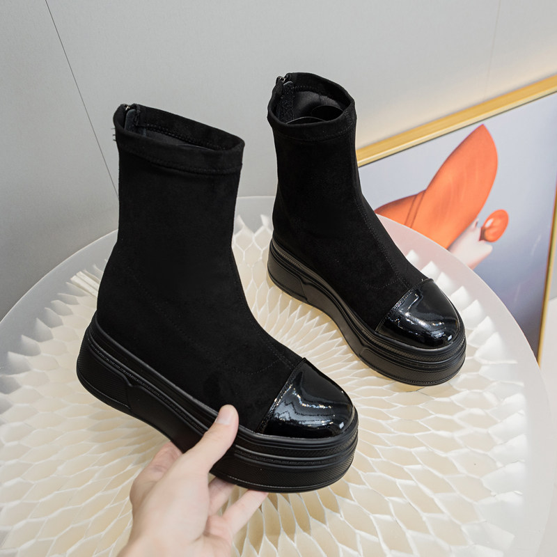  浪纱妮弹力靴/袜靴