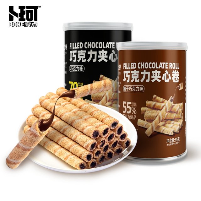 Bu Ke Zero Point Chocolate Sandwich Roll