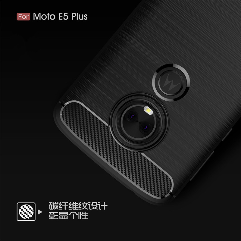 适用 MOTO E5plus手机壳Motorola E6防摔Plus保护外套play软套XT1924 2005 2025 2029壳时尚简约男女个性潮壳 - 图2