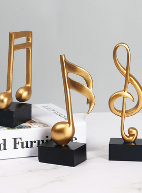 音乐符号摆设树脂工艺品