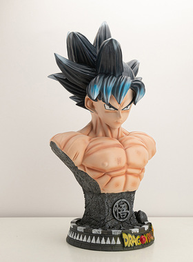 桌面悟空半身胸像树脂手办雕像