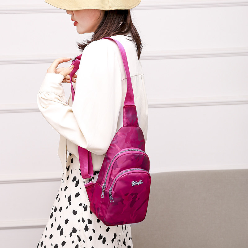 2020新款洋气牛津布百搭斜挎包 blingring女士包袋