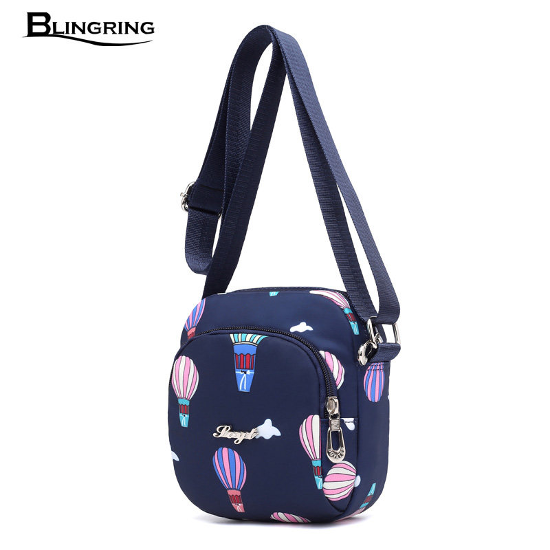 2020新款休闲女迷你尼龙运动帆布包 blingring女士包袋