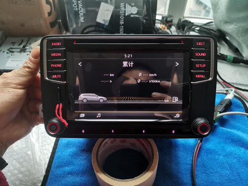 大众斯柯达进口MIB 200F/B/H/M/682C/D/E/F/G 软解车辆信息八宫格 - 图2