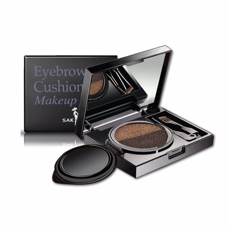 正品莎琪丽双色气垫眉粉防水防汗不晕染易上色自然染眉膏一字眉,淘宝优惠券,粉丝福利购,淘宝优惠卷