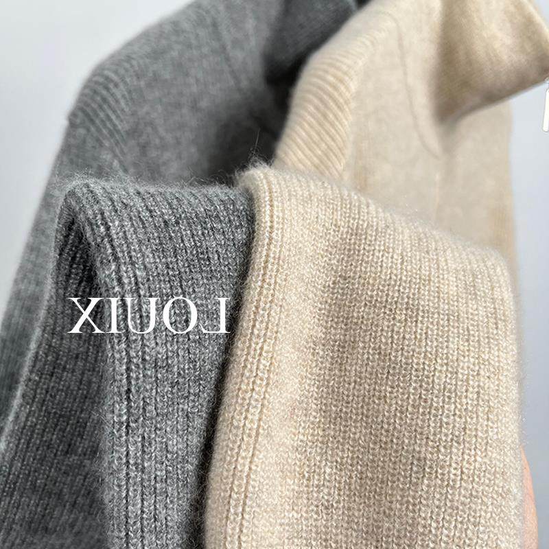 被惊艳到了！100%纯色羊绒高领半拉链加厚女套衫时尚针织打底毛衣,淘宝优惠券,粉丝福利购,淘宝优惠卷