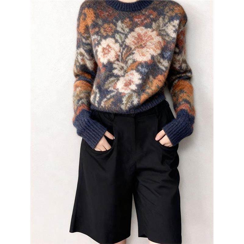 新中式禅意国风毛衣气质高级感超好看宽松针织上衣女2025秋季新款,淘宝优惠券,粉丝福利购,淘宝优惠卷