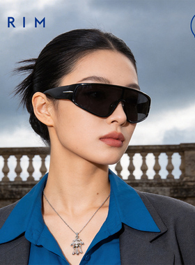 ins风派丽蒙发箍墨镜女款2026新款网红防紫外线太阳镜男运动潮