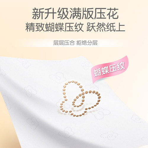 洁柔粉Face抽纸家用大包纸巾家用实惠装卫生纸餐巾纸面巾纸抽正品 - 图2