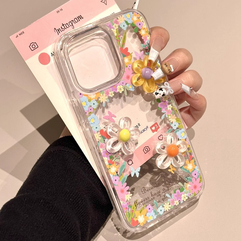 围边彩色碎花蝴蝶适用于一加ACE5 Pro手机壳1+13/12个性一加11R/10T防摔1+ace3 Pro创意保护壳新款ace2女撞色 - 图0