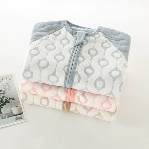 Детский спальный мешок Весна и осенний хлопок в летнем воздушном комнате в комнате Four Seasons Универсальный детский теплый трехсторонний воздушный хлопок.