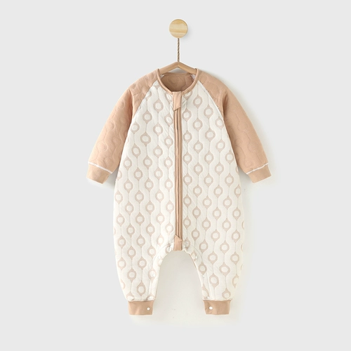 Детский спальный мешок Весна и осенний хлопок в летнем воздушном комнате в комнате Four Seasons Универсальный детский теплый трехсторонний воздушный хлопок.