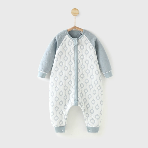 Детский спальный мешок Весна и осенний хлопок в летнем воздушном комнате в комнате Four Seasons Универсальный детский теплый трехсторонний воздушный хлопок.