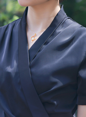 儒匪窝s925鎏金南红喜上眉梢白玉