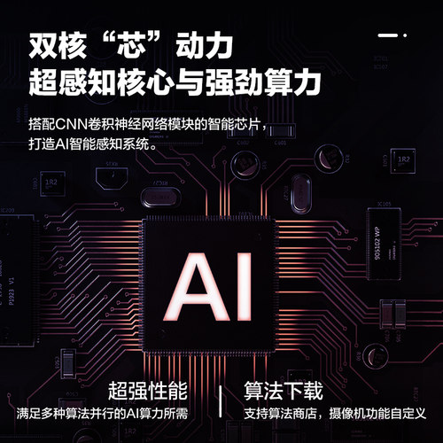 萤石C6WI智能AI摄像头8MP无线手机远程高清夜视家用360度全景监控 - 图3