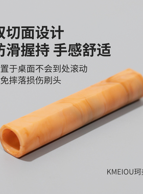 新款美甲双头刷杆指甲油甲油胶可拆卸替换毛刷握杆美甲店专用工具