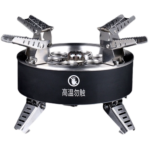 Bulin B18 Открытая печь для печи Огня Семизвездочная голова портативного ветрового лагеря Дикий пикник Дикий кусок газовой плиты