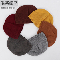 Monk hat male monk hat out of family monk winter warm knit hat domed domed hat master hat chucu hat woman