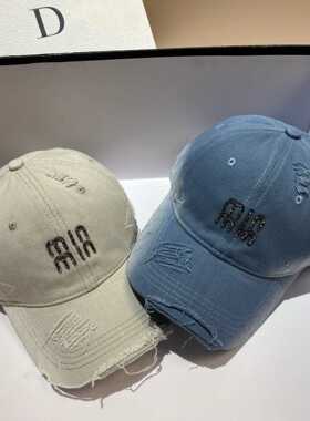 棒球帽网红韩版显脸小百搭春秋