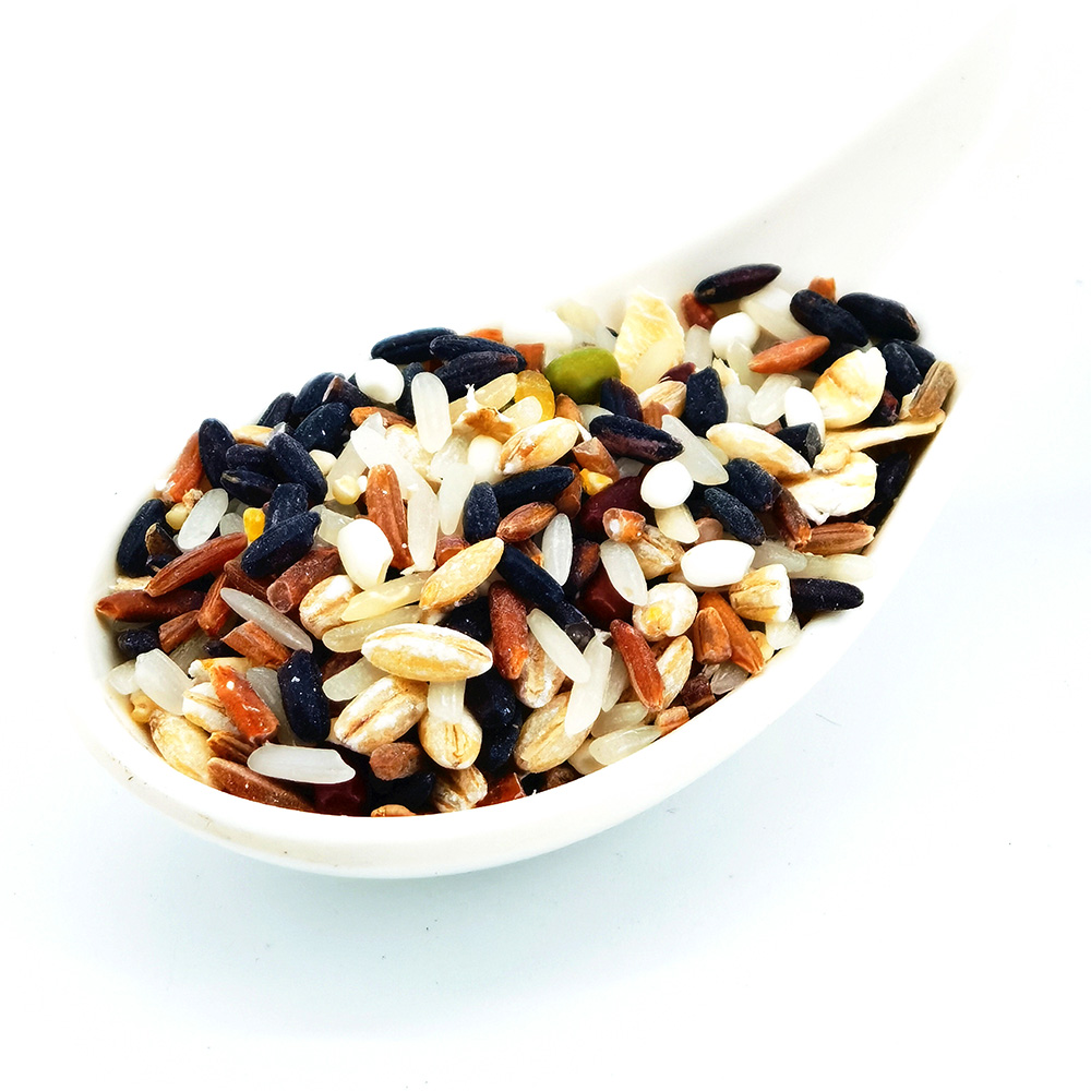 Five-color brown rice, whole grains, whole grains, fitness staple food