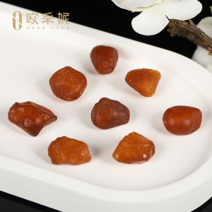 欧采妮蜜蜡随型珠【原皮海漂籽料】天然原石带皮diy手串手链配珠