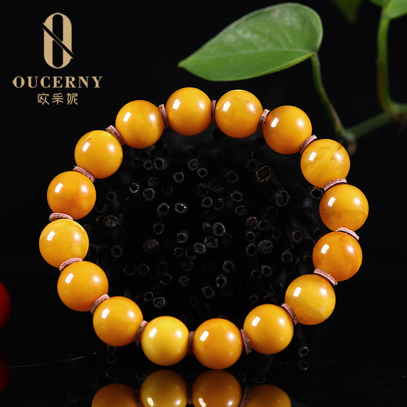 欧采妮【收藏老蜡手串】孤品蜜蜡手串 oucerny欧采妮手饰