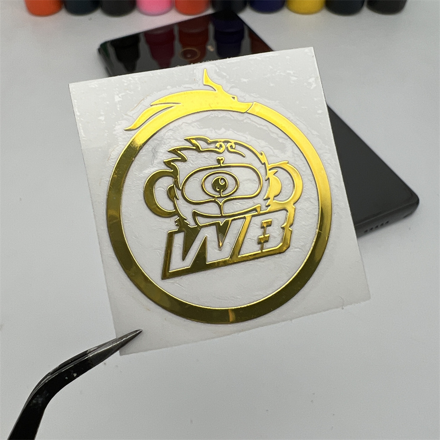 电竞俱乐部队标金属贴纸TTG AG Estar HERO WB 手机电脑装饰烫金 - 图2
