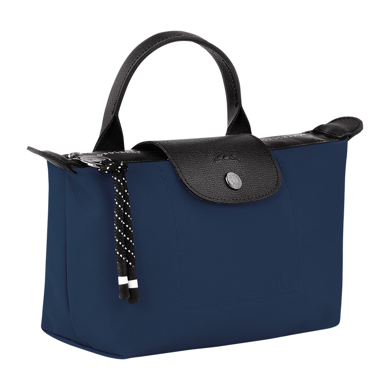 LONGCHAMP 珑骧2024春夏新品 女士经典徽标帆布手提包饺子包 - 图0