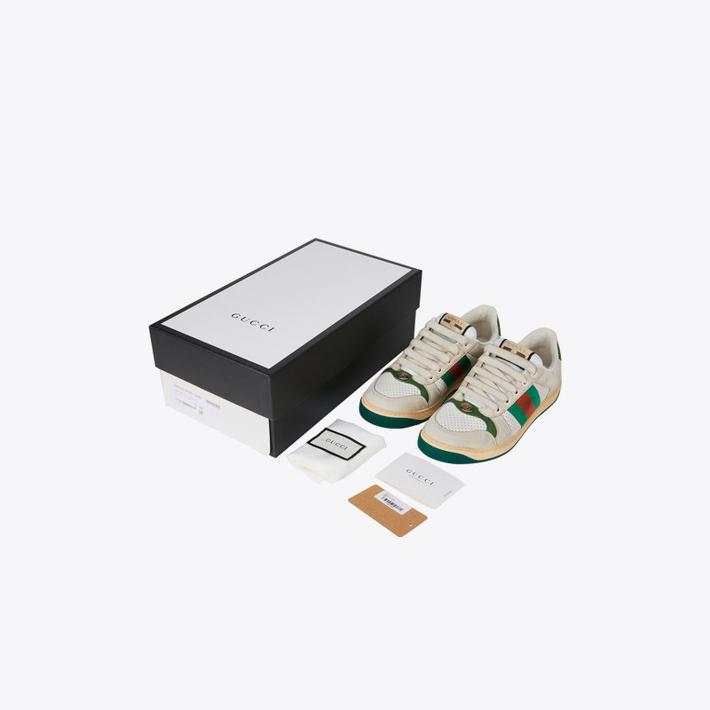 gucci /古驰screener系带小脏男鞋 万奢城时尚休闲鞋