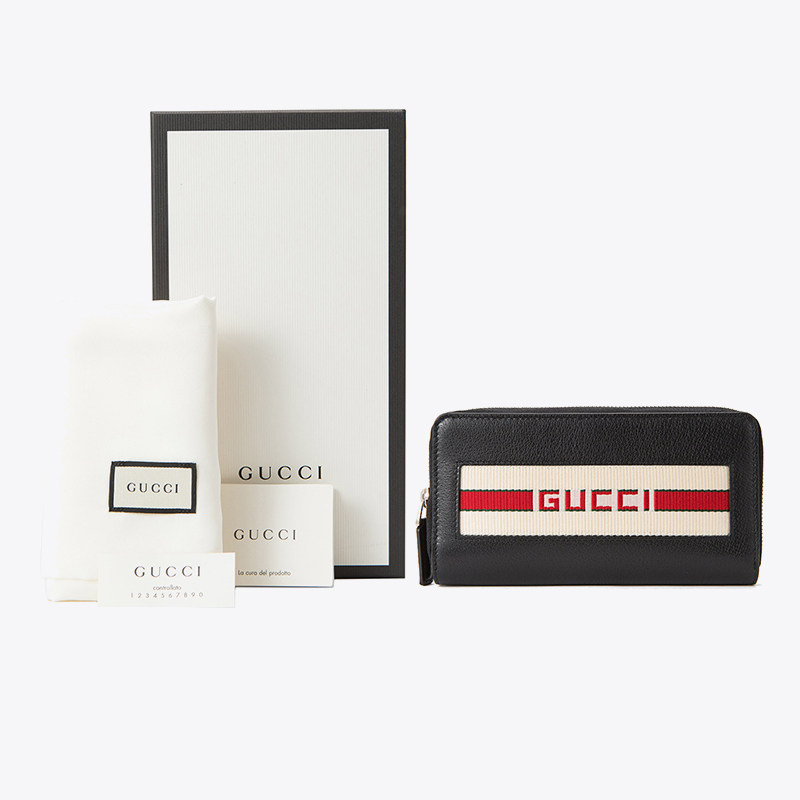 gucci /古驰男士长款新款拉链钱包 万奢城钱包