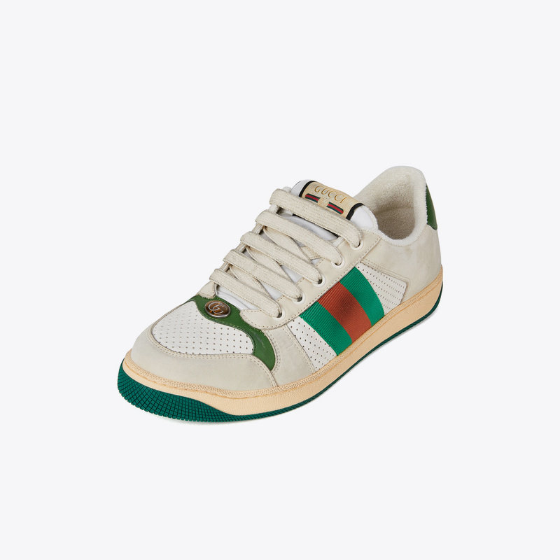 gucci /古驰screener系带小脏男鞋 万奢城时尚休闲鞋