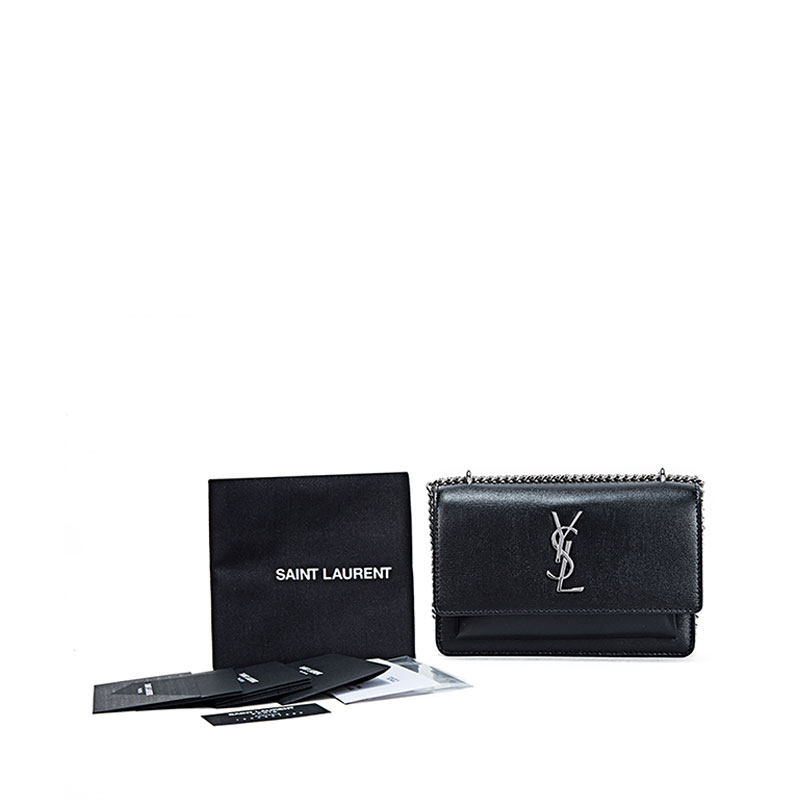 ysl /圣罗兰slp女包小牛皮邮差包 万奢城女士包袋