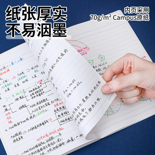 官方旗舰店 日本kokuyo国誉Campus 无线装订本初中高中生常用日记作业练习本创意可爱计划本大学生记事本 - 图1