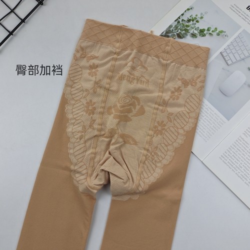 梦韵丝袜6167女春秋中厚肉色光腿神器防勾丝天鹅绒踩脚比基尼加档 - 图0