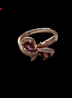 镁铝石精工蝴蝶结戒指自古以来的浪漫