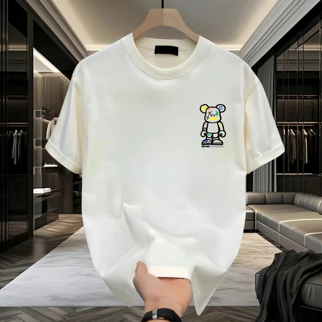 特大码男装美式高街潮牌暴力熊短袖t恤男2025新款夏季宽松上衣服,淘宝优惠券,粉丝福利购,淘宝优惠卷