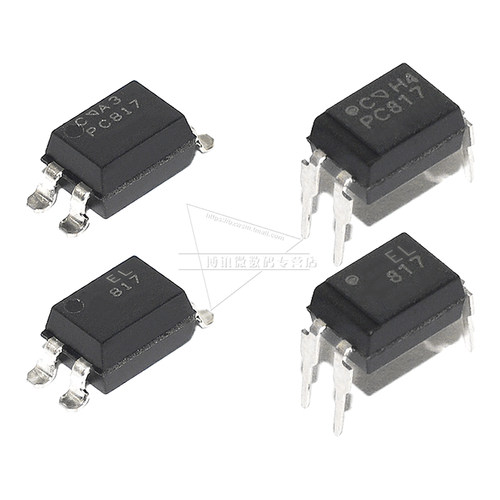 PC817C 817 EL817B光耦单通道光电耦合器直插DIP4贴片SOP-4 - 图0