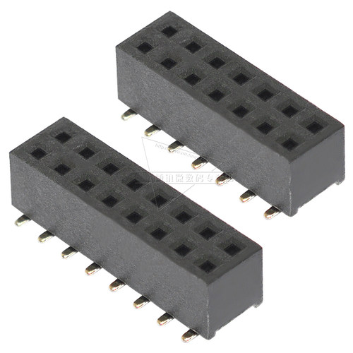 2.0贴片排母2x2P 3 4 5 6 8 10 12 20 40P双排针母座接插件连接器 - 图3