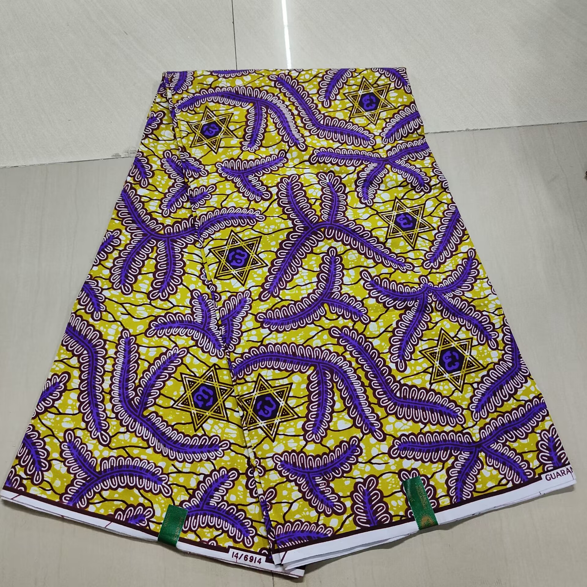 quality African Hollandise wax cloth Aakara prints非洲蜡布 - 图0