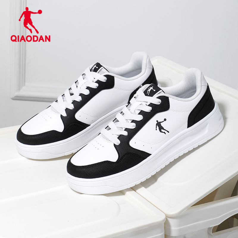乔丹运动鞋男鞋2025夏季空军一号厚底小白鞋官方正品高帮休闲板鞋 - 图2