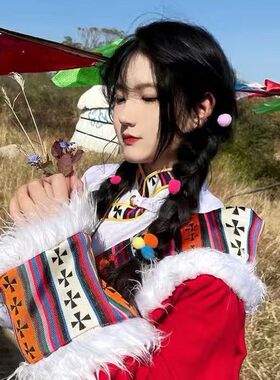 民族风发夹发卡球球发饰小夹子