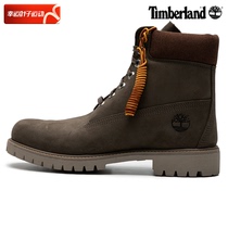 Timberland add Berlan dark brown high help boots mens shoes Winter new retro sneaker outdoor casual shoes