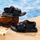 Lucky Leaf 丨 Puma Puma Velcro Sandals ເກີບຜູ້ຊາຍເກີບແມ່ຍິງ Summer ໃຫມ່ເກີບຫາດຊາຍ breathable ບາດເຈັບແລະ