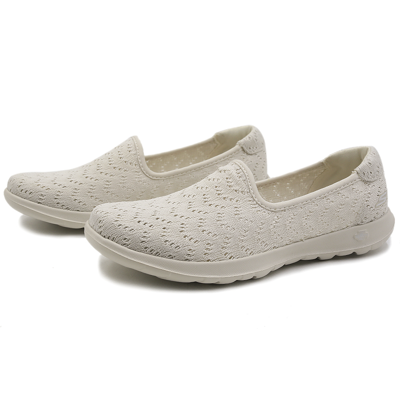 幸运叶子官方旗舰店Skechers斯凯奇女鞋夏季新款运动鞋鞋子一脚穿透气休闲跑步鞋0