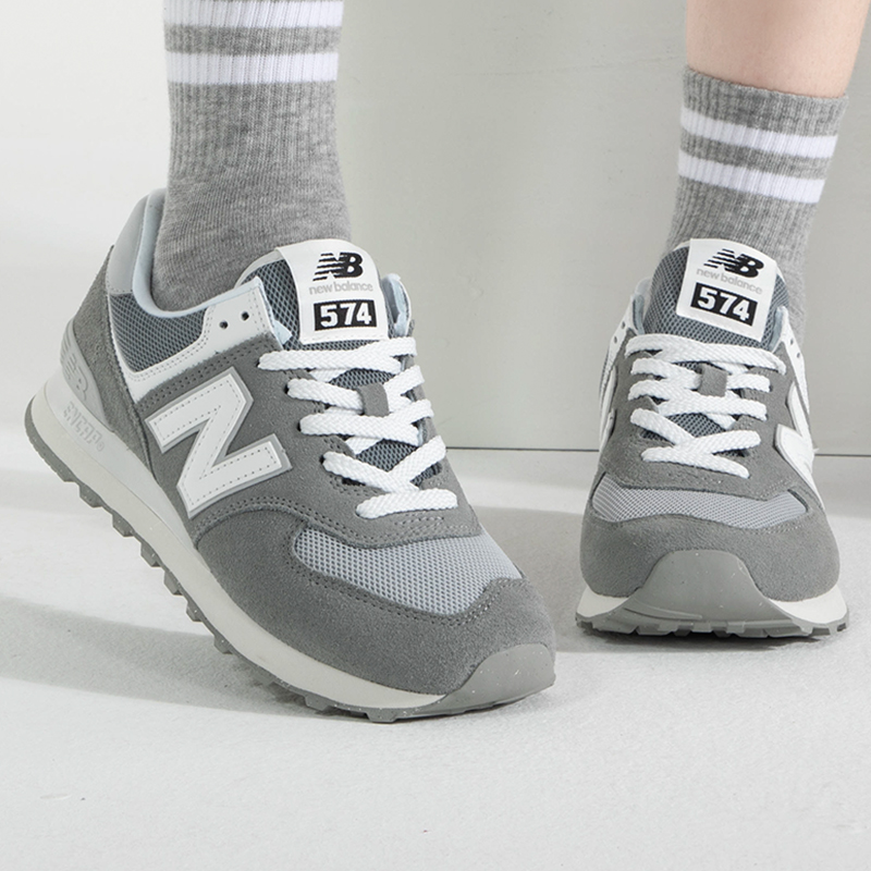 NEW BALANCE官方正品NB574男鞋女鞋灰色复古运动休闲鞋跑步鞋子-图0