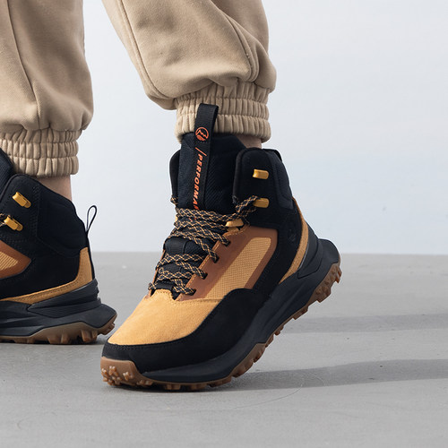 添柏岚中帮徒步鞋男鞋秋季新款户外登山鞋减震运动鞋休闲鞋A6DB3 - 图1